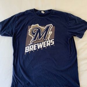 blue Milwaukee Brewers Shirt